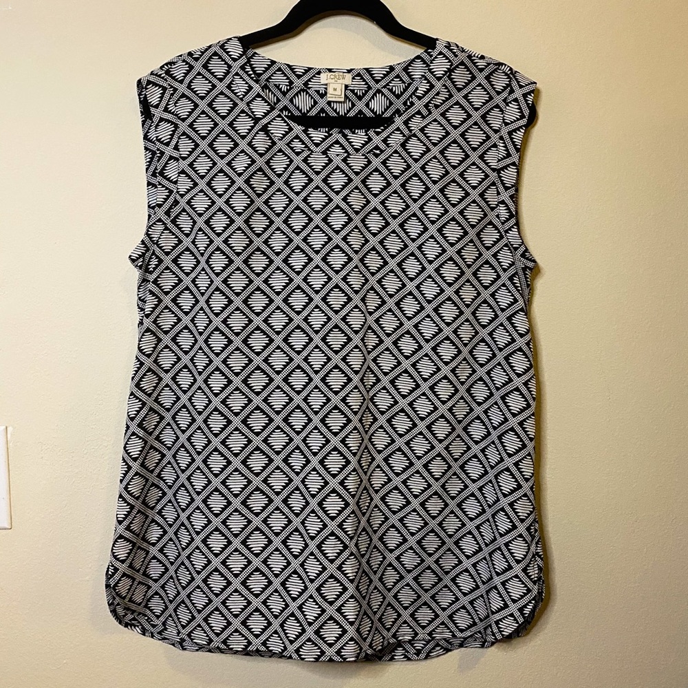 J. Crew Medium Patterned Blouse - image 1